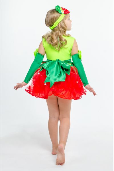 «Клубничка-земляничка» карнавальный костюм для девочки