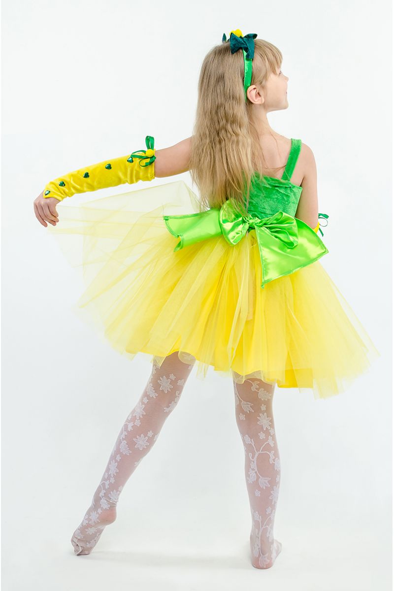 Масочка - Мимоза «Солнечная» карнавальный костюм для девочки / фото №1595
