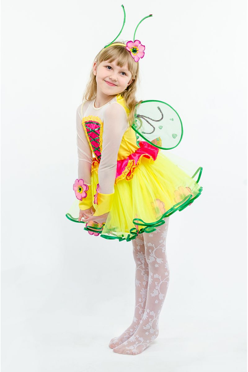 Масочка - Бабочка «Лимонница» карнавальный костюм для девочки / фото №1606