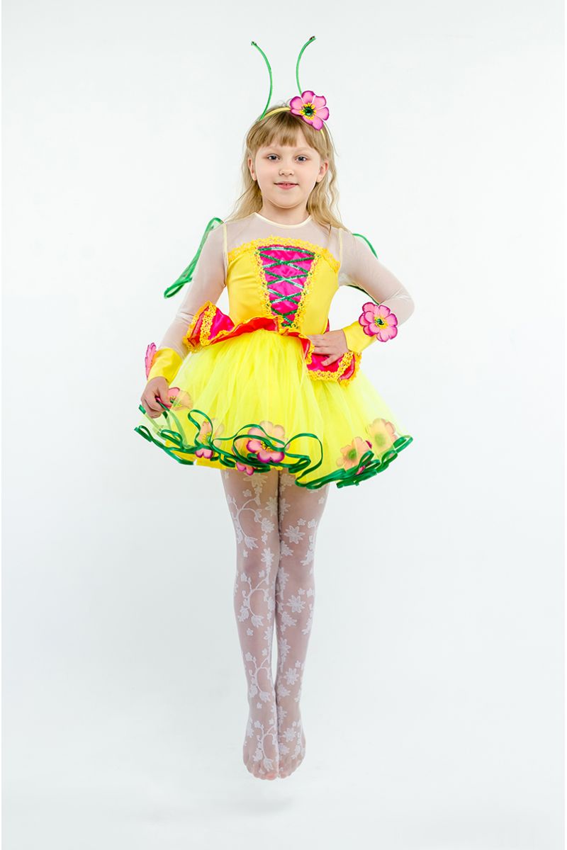 Масочка - Бабочка «Лимонница» карнавальный костюм для девочки / фото №1608