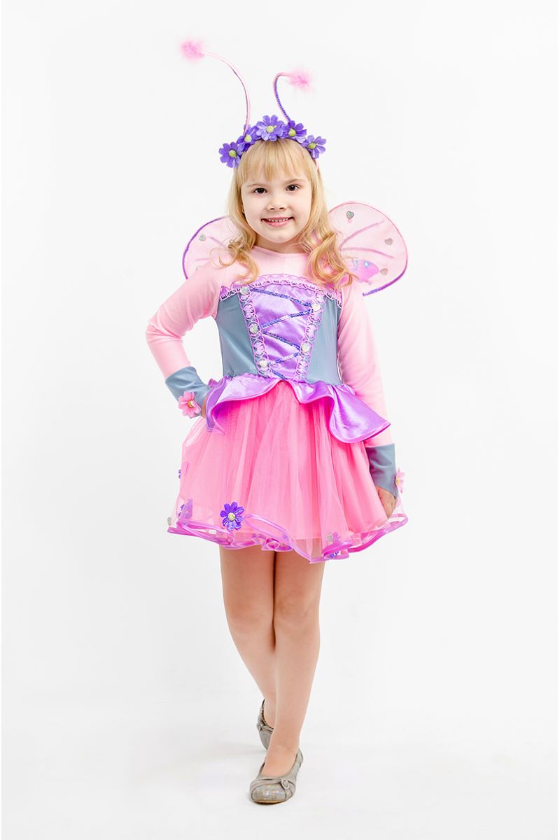 Масочка - Бабочка «Розовая» карнавальный костюм для девочки / фото №1612