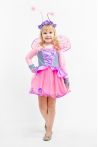 Бабочка «Розовая» карнавальный костюм для девочки - 1612