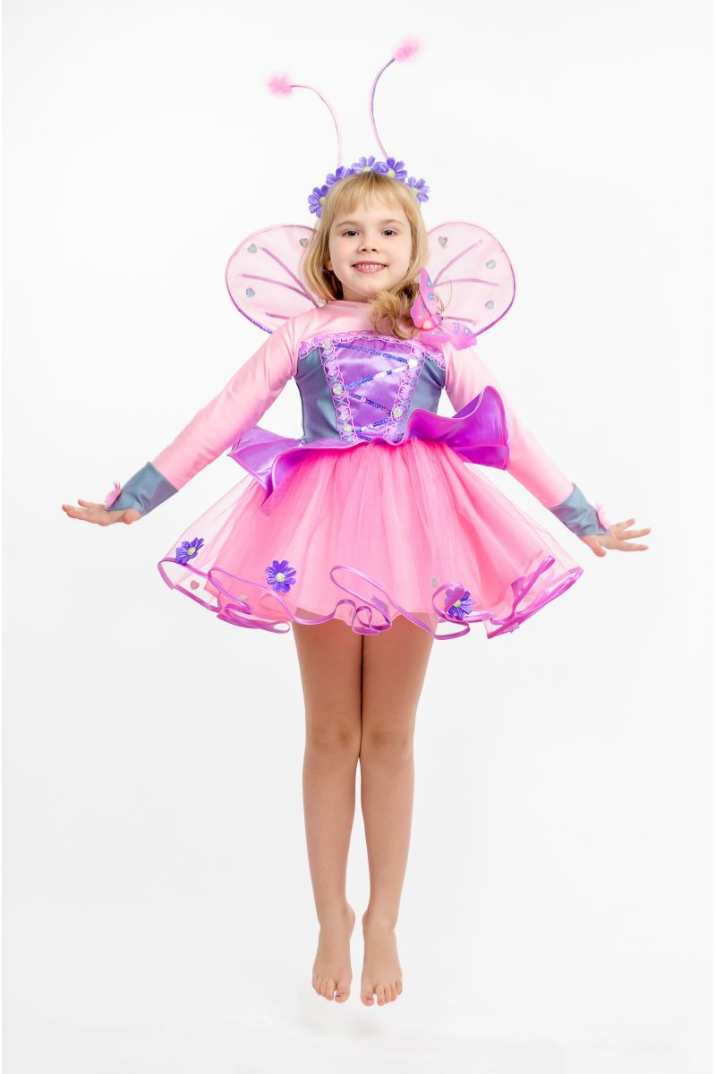 Масочка - Бабочка «Розовая» карнавальный костюм для девочки / фото №1613