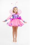 Бабочка «Розовая» карнавальный костюм для девочки - 1613
