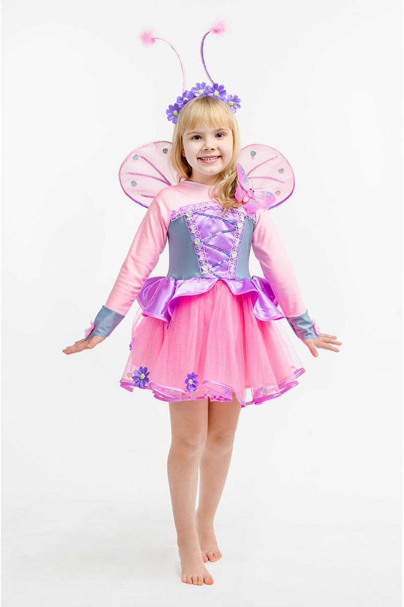 Масочка - Бабочка «Розовая» карнавальный костюм для девочки / фото №1616