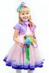 Весна «Розовая дымка» карнавальный костюм для девочки - 1635