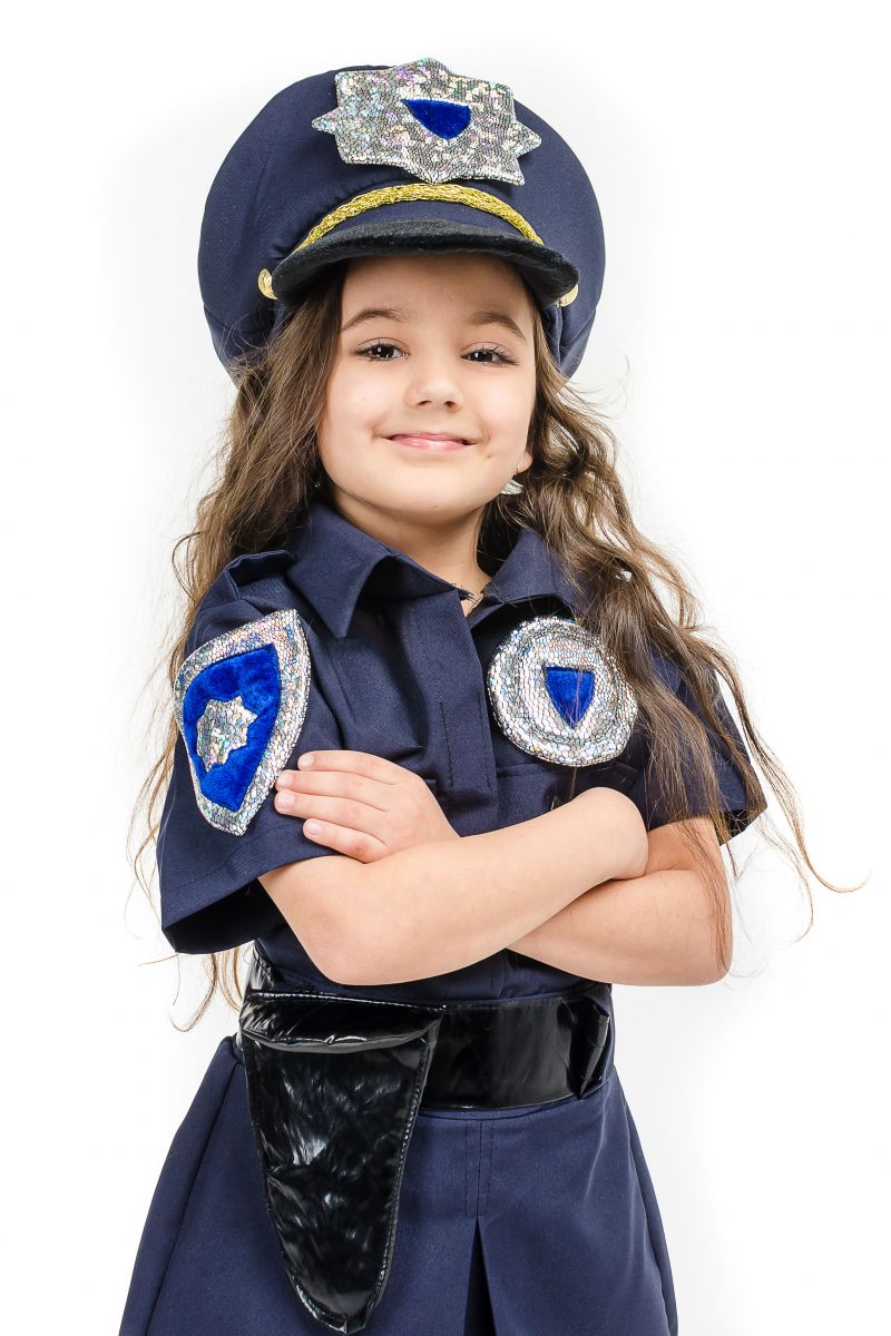 Масочка - «Полицейская девочка» карнавальный костюм для девочки / фото №1641