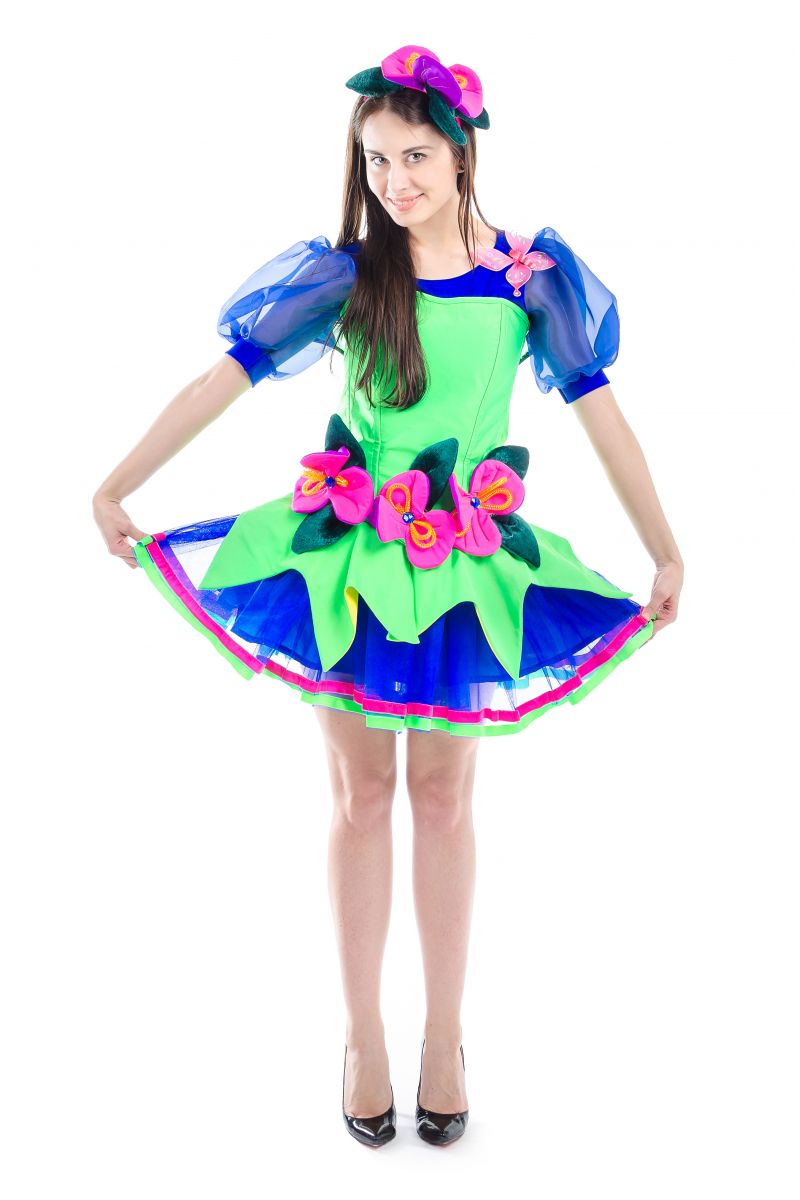 Масочка - Фея «Орхидея» карнавальный костюм для взрослых / фото №1684