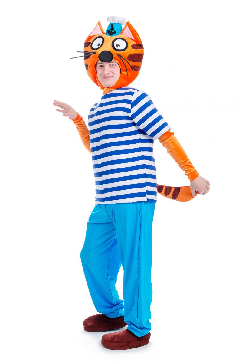 Масочка - Кот «Коржик» карнавальный костюм для взрослых / фото №1700