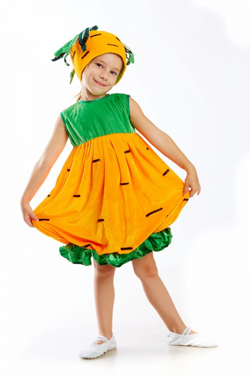 «Морковка» карнавальный костюм для девочки
