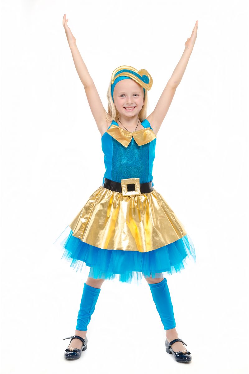Масочка - Кукла LOL «Леди Голд Luxe» карнавальный костюм для девочки / фото №1837