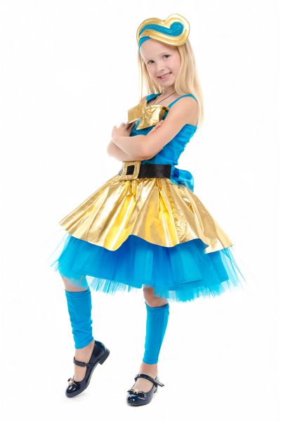 Лялька LOL "Леді Голд Luxe" карнавальний костюм для дівчинки