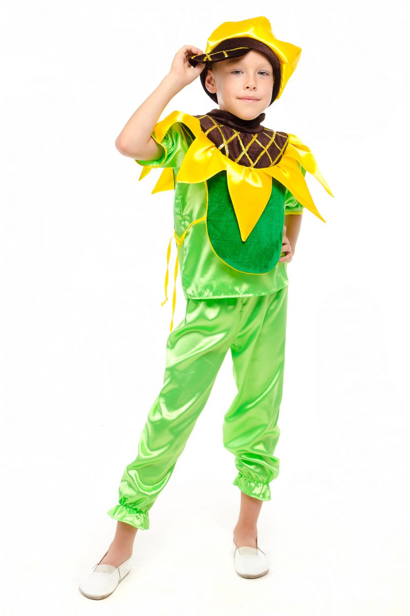 Масочка - Подсолнух «Солнечный» карнавальный костюм для мальчика / фото №1863