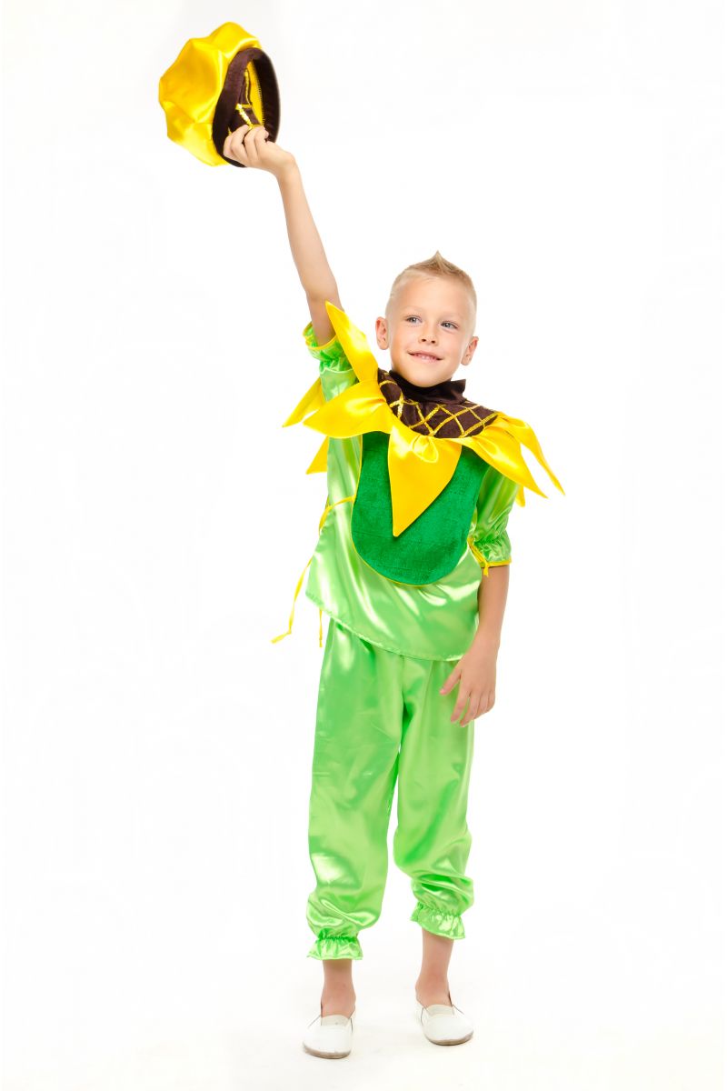 Масочка - Подсолнух «Солнечный» карнавальный костюм для мальчика / фото №1865
