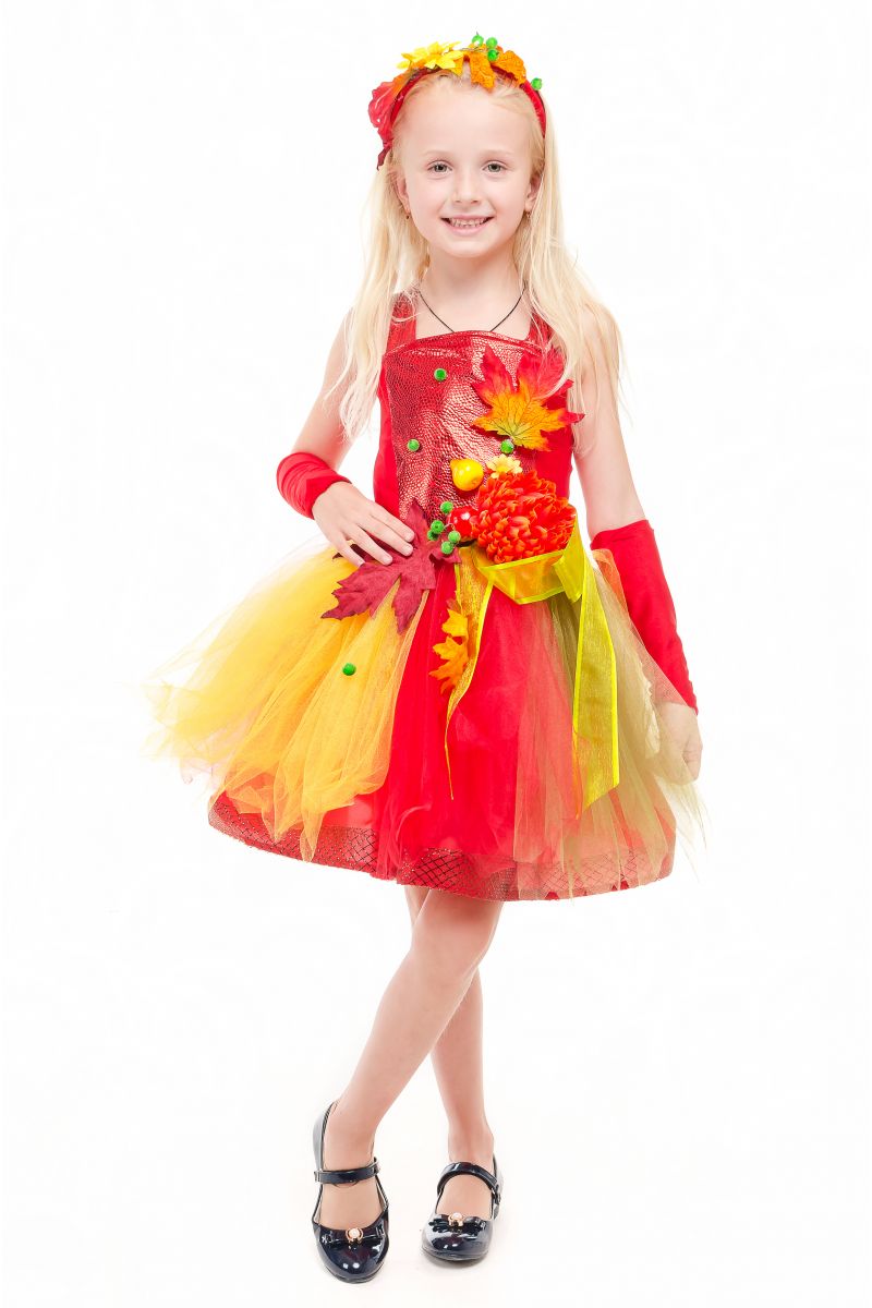 Осінь «Чарівниця» карнавальний костюм для дівчинки
