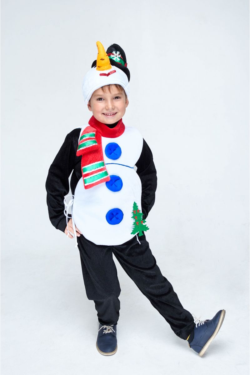 Масочка - «Снеговик» карнавальный костюм для мальчика / фото №1984