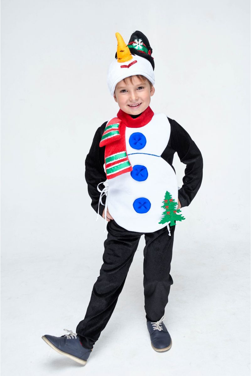 Масочка - «Снеговик» карнавальный костюм для мальчика / фото №1985