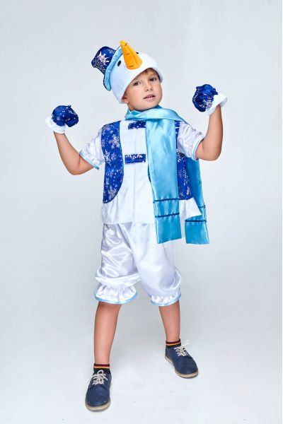 «Сніговик у жилеті» карнавальний костюм для хлопчика