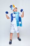 «Сніговик у жилеті» карнавальний костюм для хлопчика - 1992