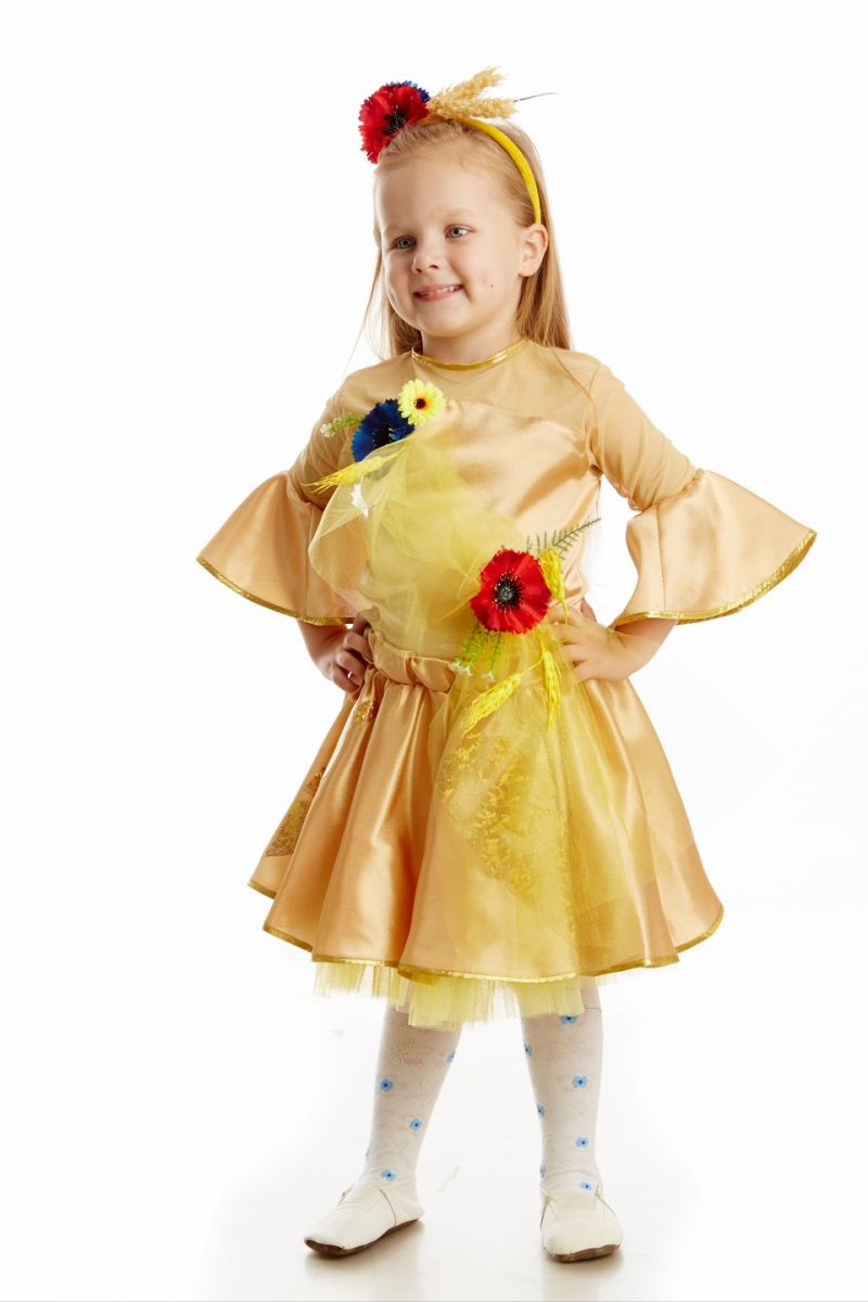 «Пшеничка» карнавальний костюм для дівчинки