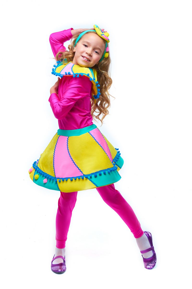 Масочка - Конфетка «Зефирка» карнавальный костюм для девочки / фото №2050