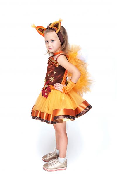 Белочка «Затейница» карнавальный костюм для девочки