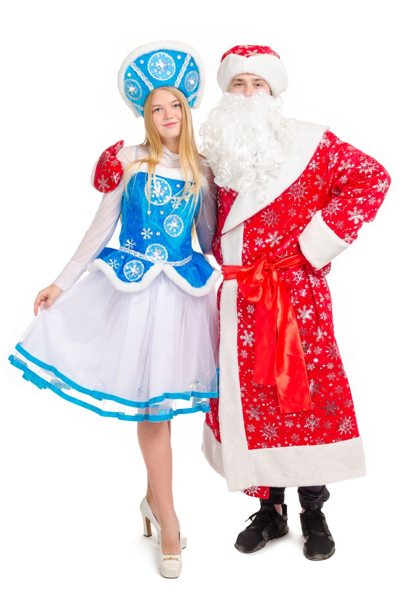 Масочка - Дедушка Мороз «Красный» карнавальный костюм для аниматоров / фото №2126