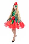 «Розочка красная» карнавальный костюм для девочки - 2171