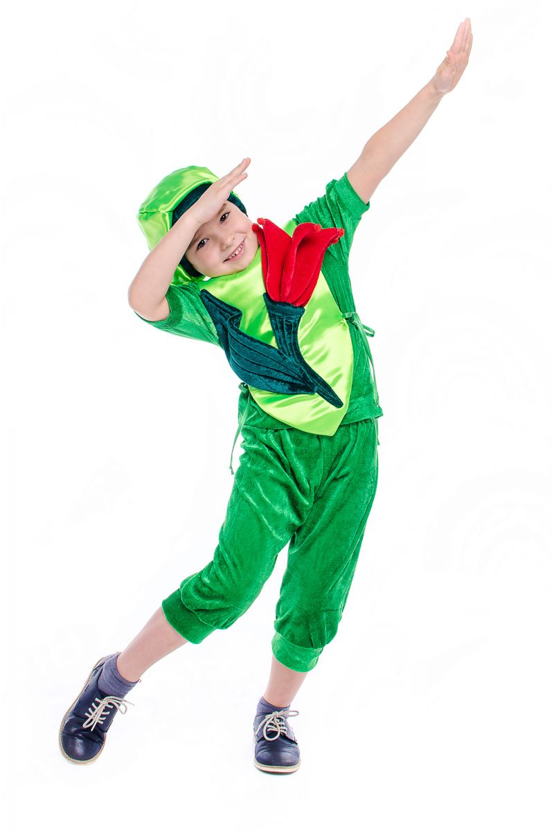 Масочка - «Тюльпан» карнавальный костюм для мальчика / фото №2176