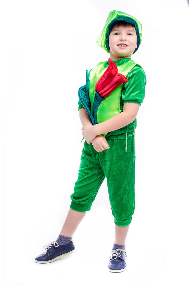 Масочка - «Тюльпан» карнавальный костюм для мальчика / фото №2177