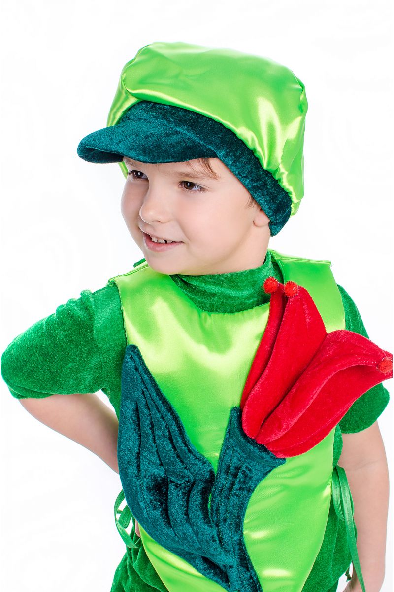 Масочка - «Тюльпан» карнавальный костюм для мальчика / фото №2179