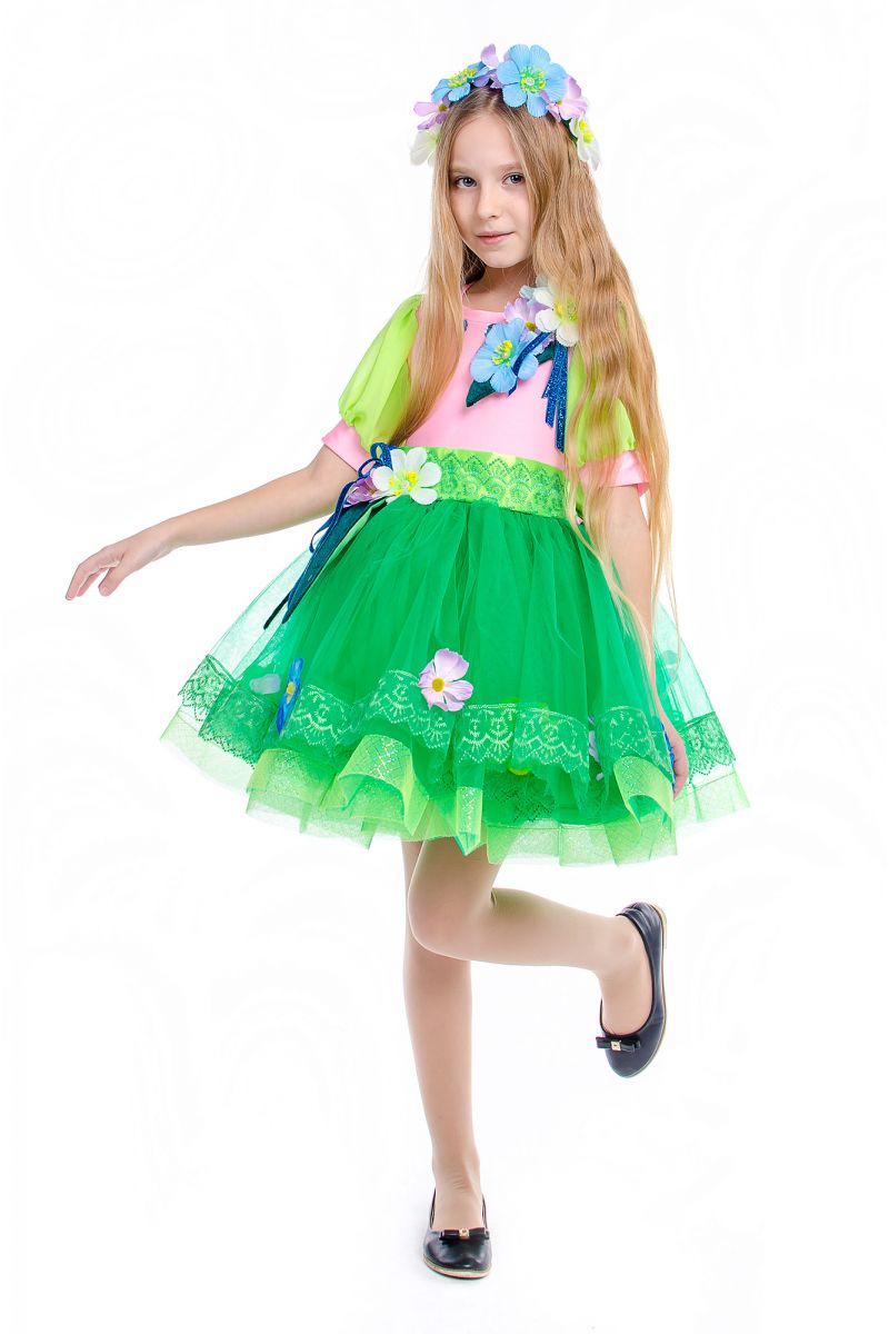 Масочка - «Весна» карнавальный костюм для девочки / фото №2187