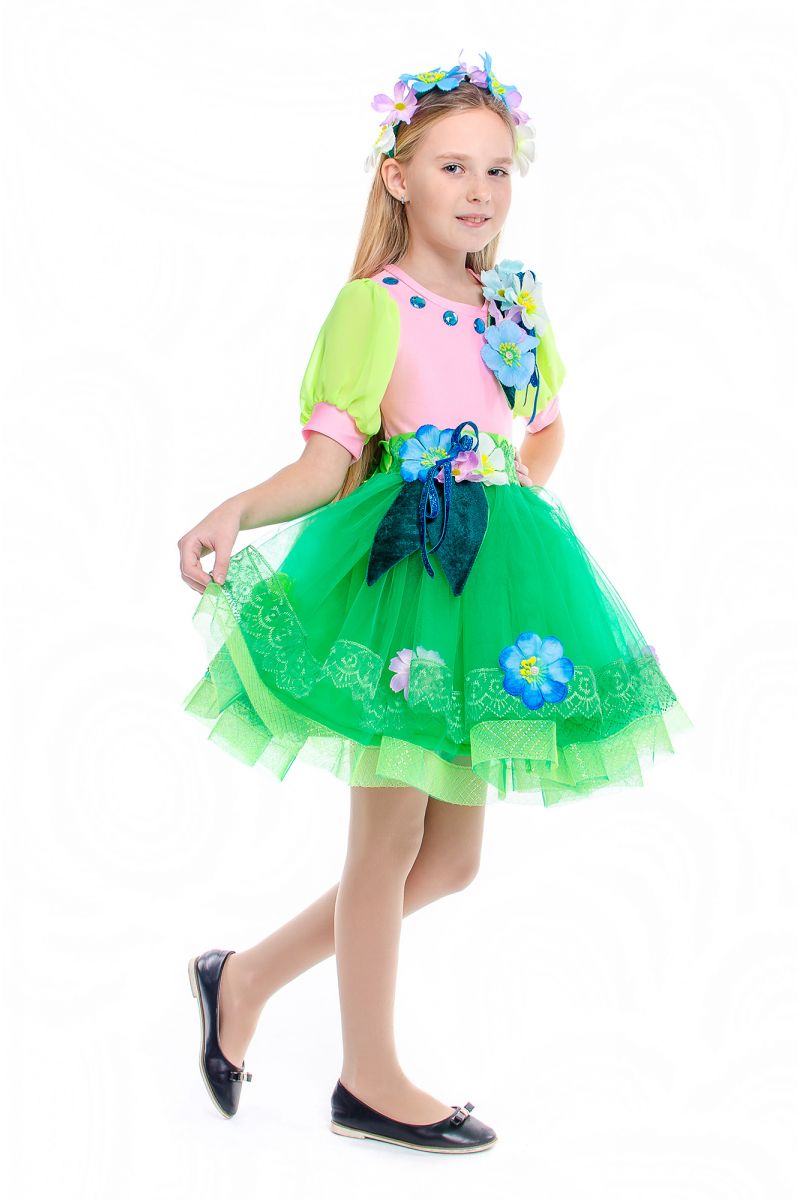 Масочка - «Весна» карнавальный костюм для девочки / фото №2188