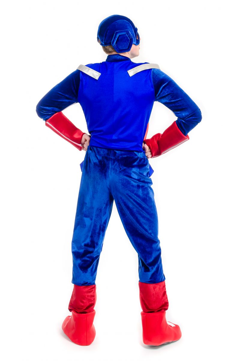 Масочка - Капитан Америка «Captain America» карнавальный костюм для взрослых / фото №2195