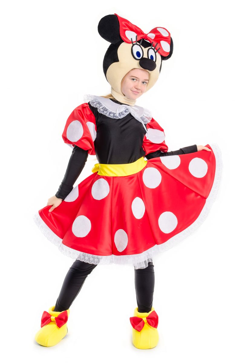 Масочка - Минни Маус «Minnie Mouse» карнавальный костюм для аниматоров / фото №2242