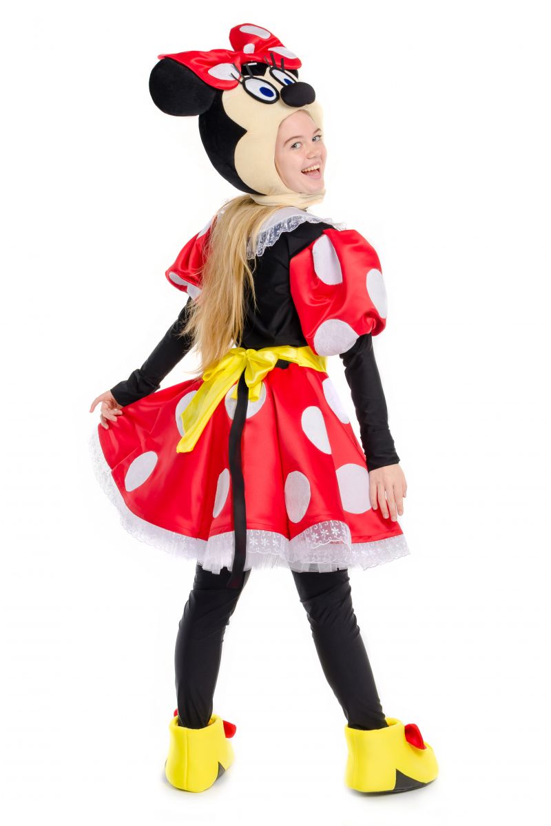 Масочка - Минни Маус «Minnie Mouse» карнавальный костюм для аниматоров / фото №2244