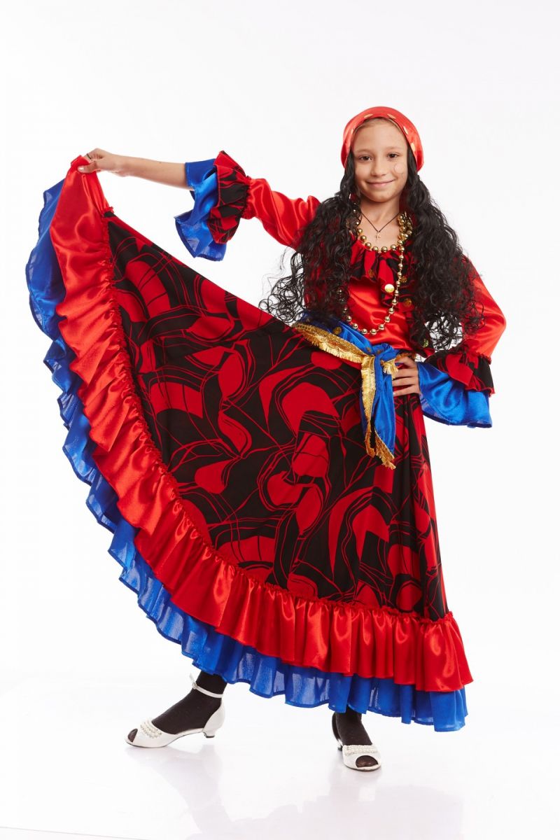 Масочка - «Циганка» карнавальний костюм для дівчинки / фото №228