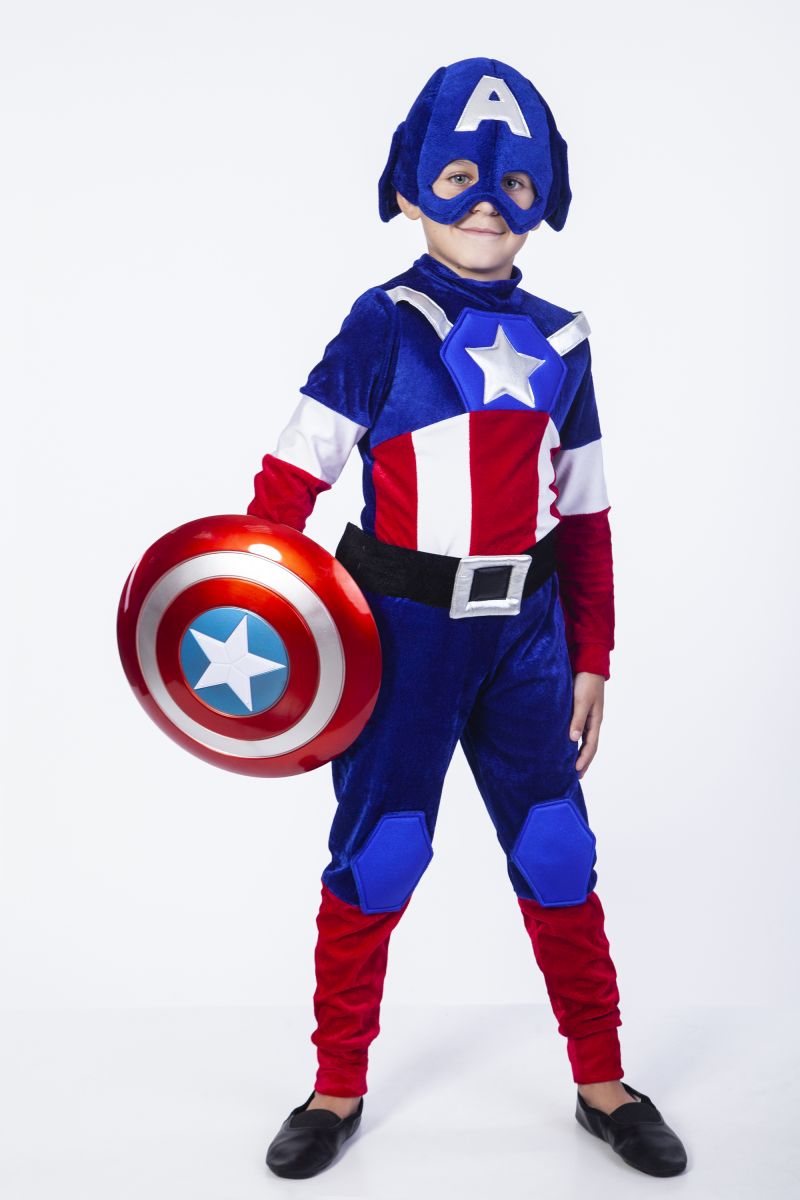 Масочка - Костюм «Капитан Америка» карнавальный костюм для мальчика / фото №2280