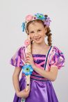 Принцесса «Рапунцель» карнавальный костюм для девочки - 2311