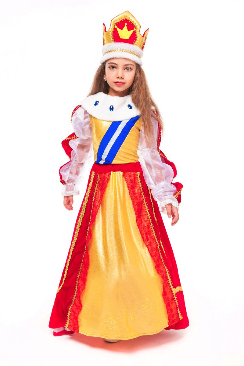 Масочка - Королева «Элизабет» карнавальный костюм для девочки / фото №2336