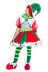 «Рождественский Эльфийка» карнавальный костюм для аниматора - 2489