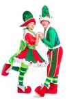 «Рождественский Эльфийка» карнавальный костюм для аниматора - 2493