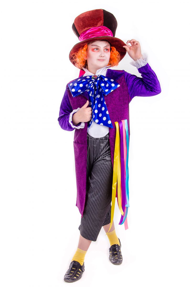 Масочка - «Шляпник из страны чудес» карнавальный костюм для мальчика / фото №2524