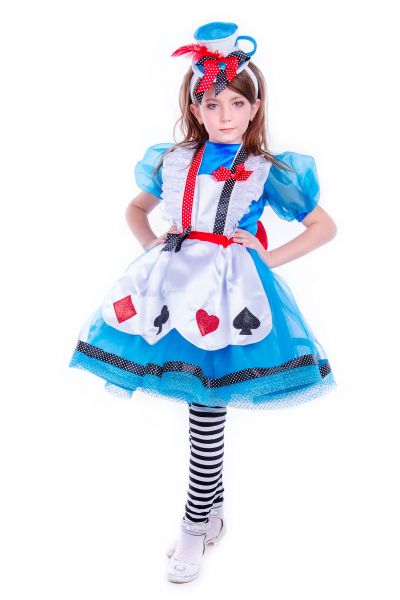 «Алиса в стране чудес» карнавальные костюмы для девочки