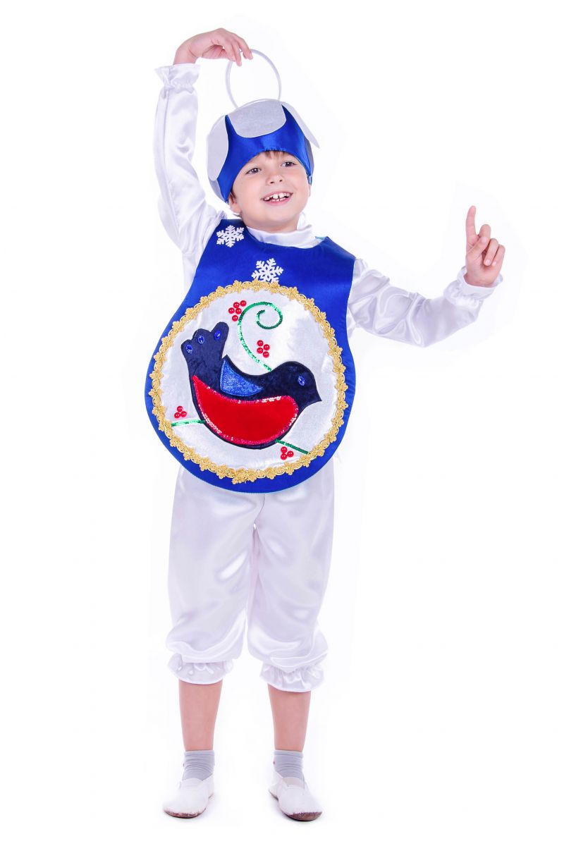 Масочка - «Елочная игрушка мальчик» карнавальный костюм для мальчика / фото №2547