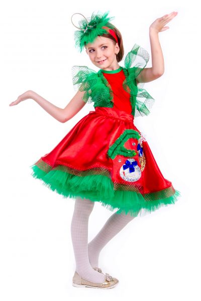 «Елочная игрушка девочка» карнавальный костюм для девочки