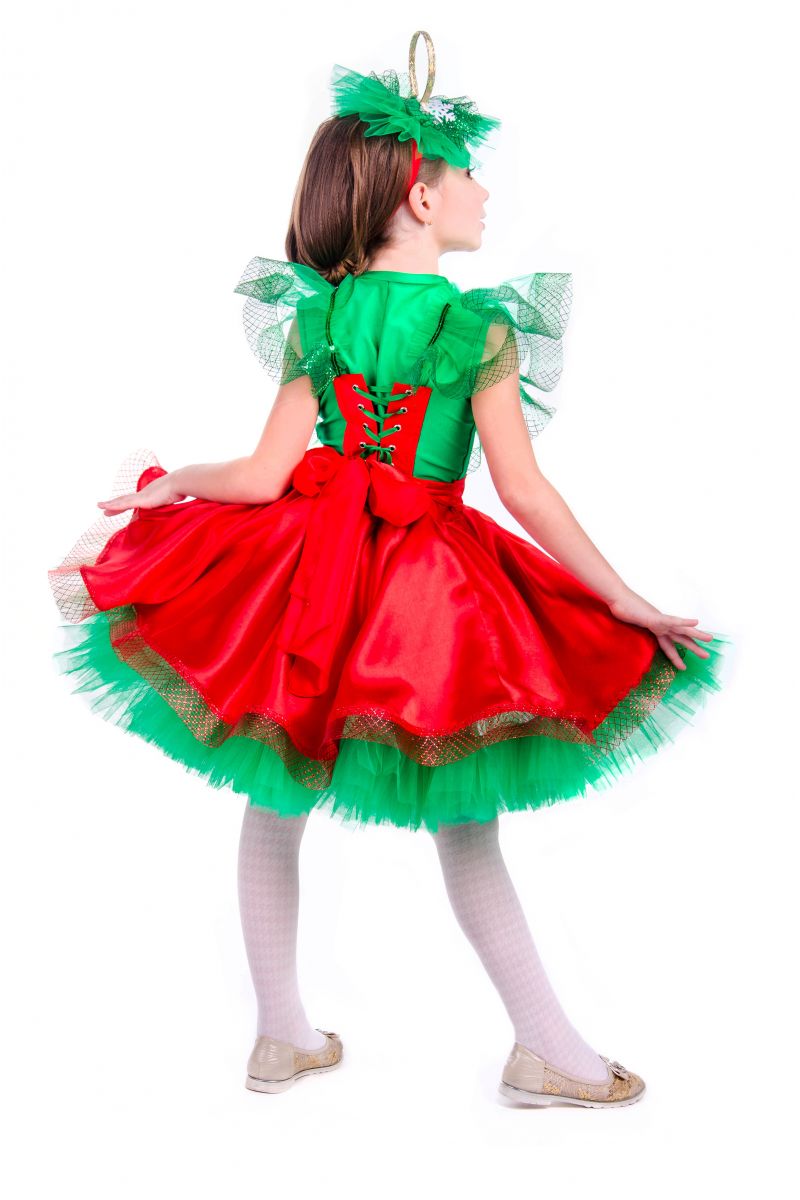 Масочка - «Елочная игрушка девочка» карнавальный костюм для девочки / фото №2555