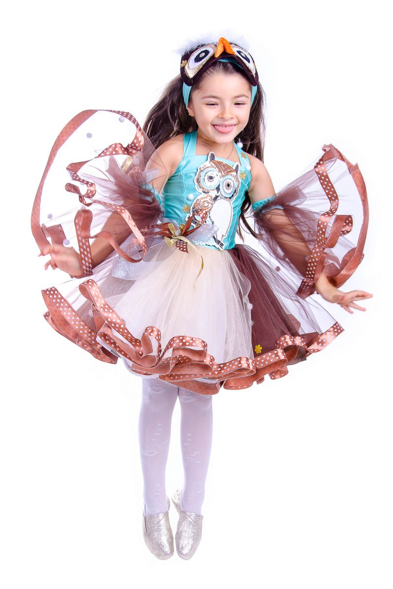 Масочка - «Сова» карнавальный костюм для девочки / фото №2567