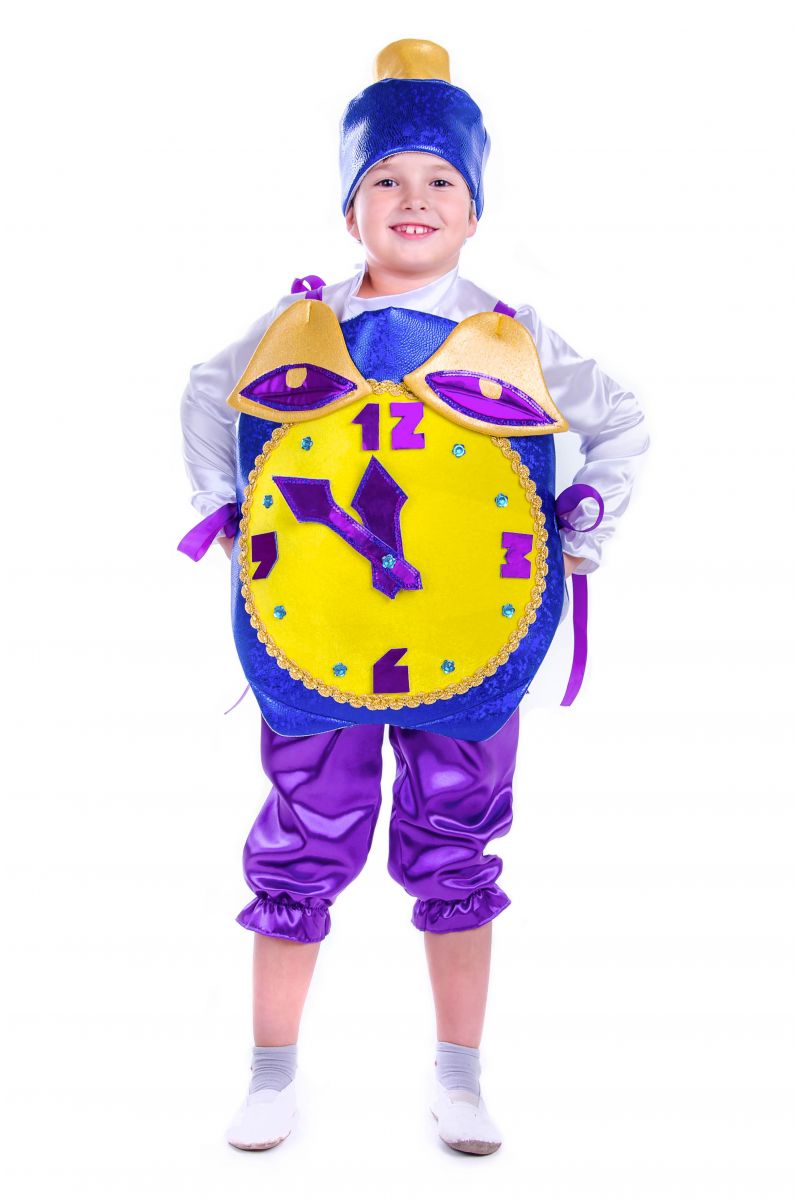 Масочка - «Часы праздничные» карнавальный костюм для мальчика / фото №2575