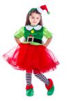 «Эльфийка новогодняя» карнавальный костюм для девочки - 2581